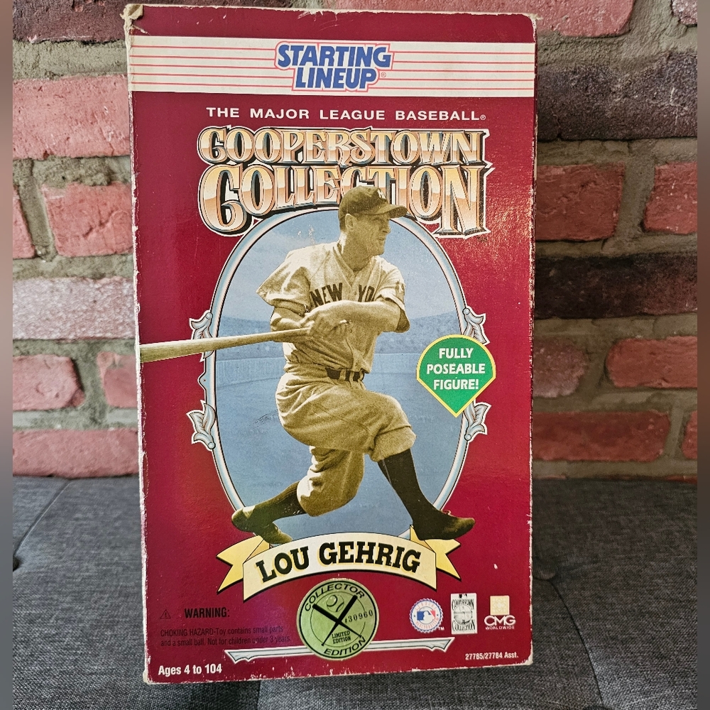 Lou Gehrig starting lineup large figure new in box